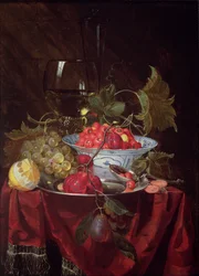Een Stilleven van Fruit, 1660